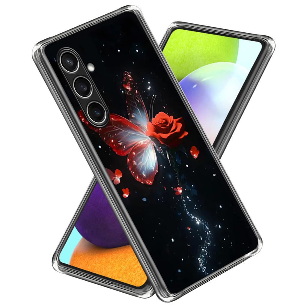 Для Samsung Galaxy S24 FE чехол с рисунком, ударопрочный чехол для телефона TPU