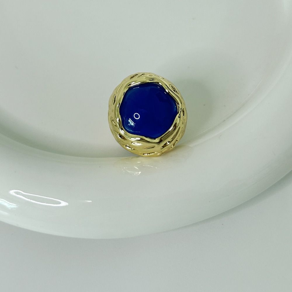 Полый дизайн Геометрическое полое кольцо Металлический материал Кольцо личности Модный аксессуар