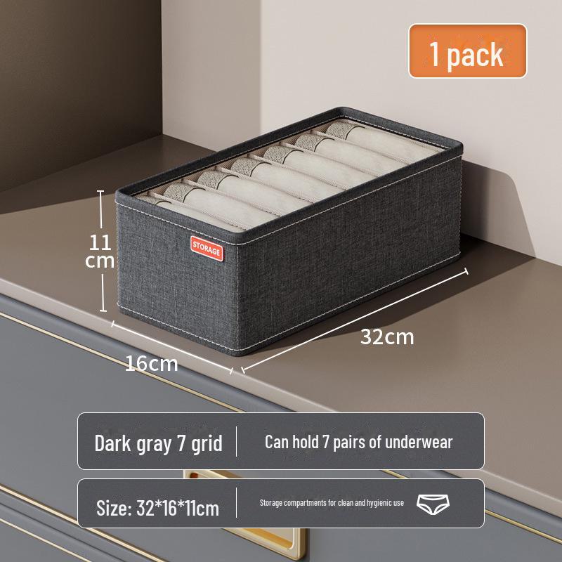 Большой ящик для хранения нижнего белья и носков с разделителями для ящиков в спальне и шкафов