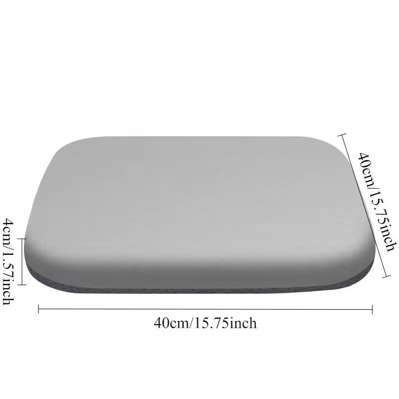 Подушка сиденья из пены толщиной 4 см - Ультрамягкая накладка на офисное кресло | Подушка для автомобильного сиденья для длительного сидения, поясничной поддержки и облегчения боли