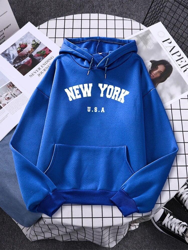 Men's And Women's Long Sleeves Joggers Brand New York Oversized Sweatshirt New York Women Sweatshirt New York Hoodie