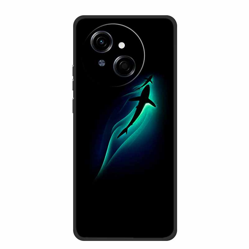 Phone Case For Tecno Spark Go 1 S Back Cover Case 6.67" Black Silicone Soft TPU Coque For Tecno Spark Go 1S Case Go1S Funda Para