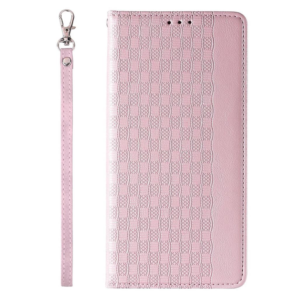 Galaxy S23+ Rose Flip Wallet Case with Magnetic Strap & Lanyard