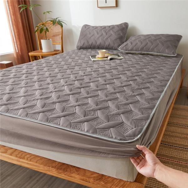 Cotton Winter Warm Thicken Sheet Bed Fitted Sheet Bedcover Printing Bed Mattress Cover Protector Sheet No Pillowcase