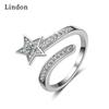 Классическое кольцо Lindon из медного сплава с цирконием, женские ювелирные изделия, свадебный подарок для вечеринки