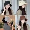 Polyester Women Uv Protection Sun Hat With Wide Brim For Spring Summer Outdoors