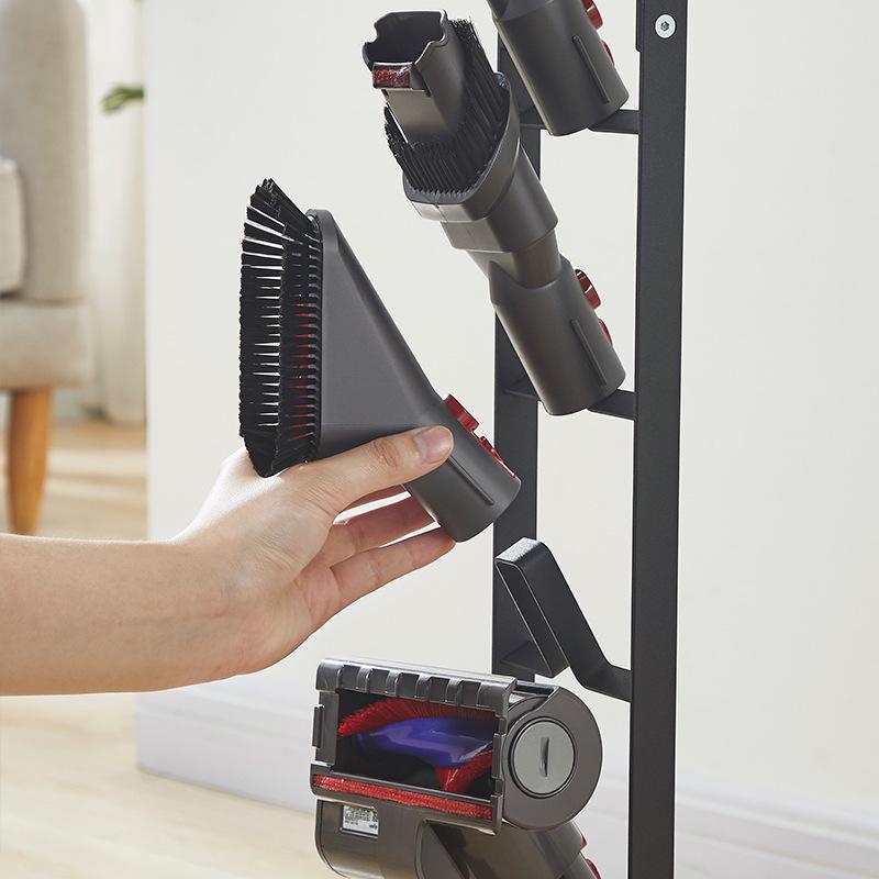 Настенное крепление для пылесоса Dyson: Черный подвесной кронштейн для хранения без сверления