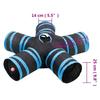 VidaXL Tunnel pour Chat à 5 voies, Tube pour Animal de Compagnie avec Sac de Transport, Jouet Intéractif pour Chaton 172184