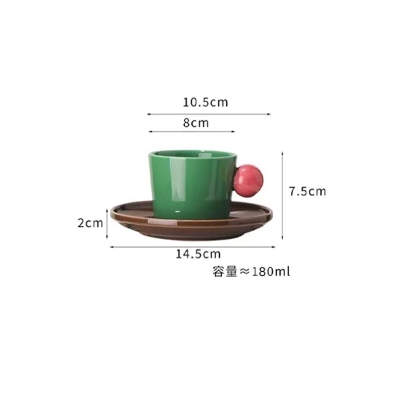 Творческий современный стиль керамические кофейные чашки для дома интересные и изысканные пары стаканов для воды высокого класса уникальные рождественские подарки