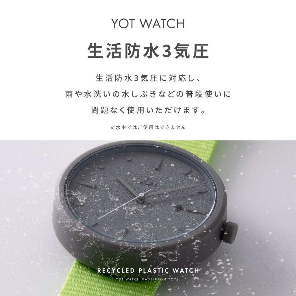 YOT WATCH Аналоговые Экологичные 40 мм Темно-синие Мужские A3-YW40NV