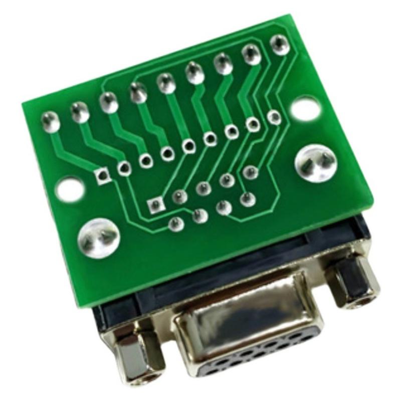 Прочный разъем DB9 "папа/мама", промышленный разъем, хорошие характеристики преобразования, винтовая клеммная колодка.