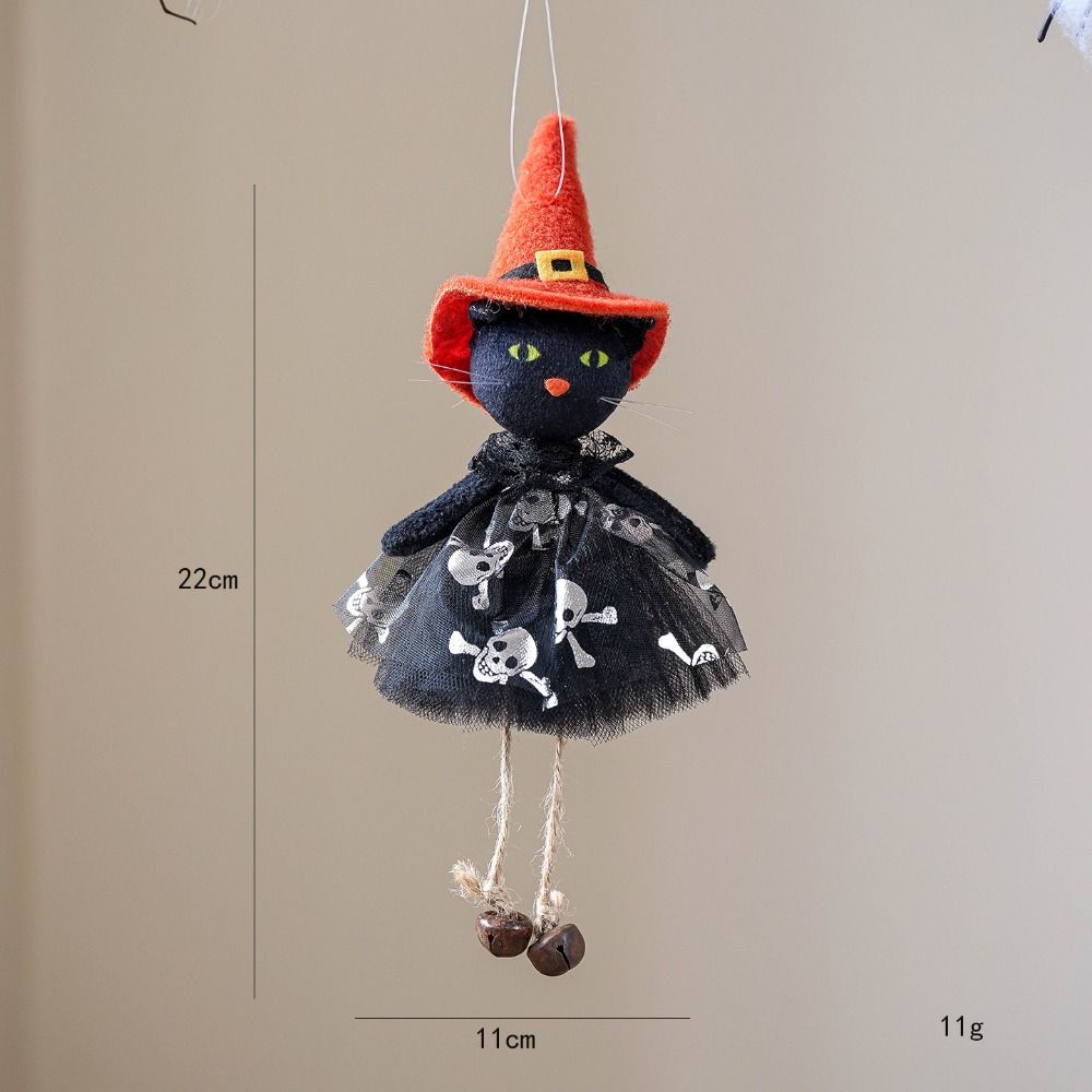 Ghost Witch Drop Ornament Multicolor Hang Decorative Dolls Halloween Hanging Decoration Gift