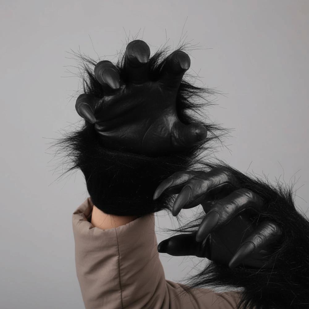 Creepy Beast Claws Realistic Cosplay Mittens Party Props Halloween Gloves Masquerade
