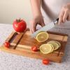 Wood Cutting Board Serving Tray with Hanging Hole Rustic Smooth and Flat Farmhouse Finish for