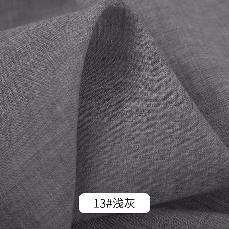 45x140см Однотонная Хлопково-Льняная Тонкая Ткань Ручной Работы Одежда Платье Бамбуковый Слаб DIY Шитье Платье Фон Материал для Рукоделия