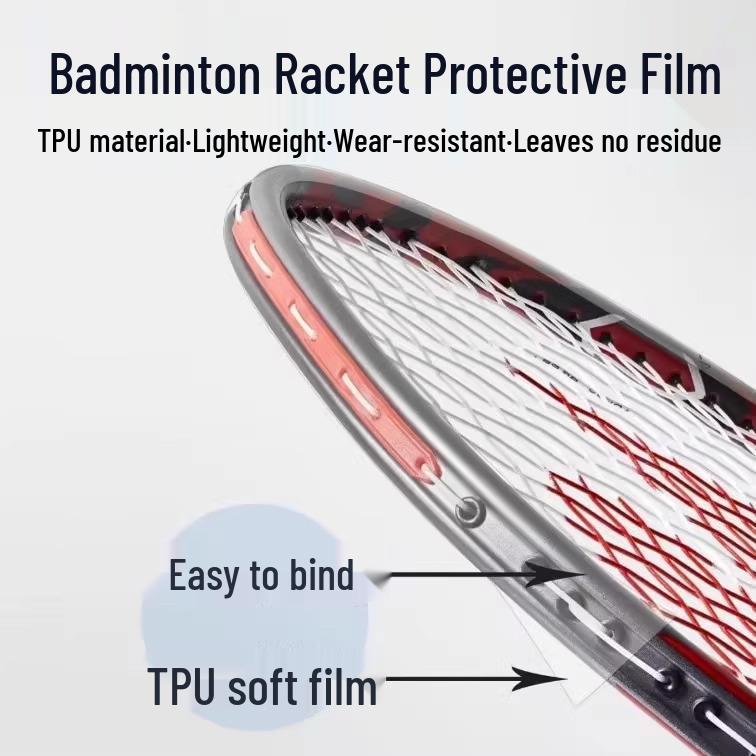 Transparent Badminton Racket Edge Protection Stickers - Newcomer Exclusive
