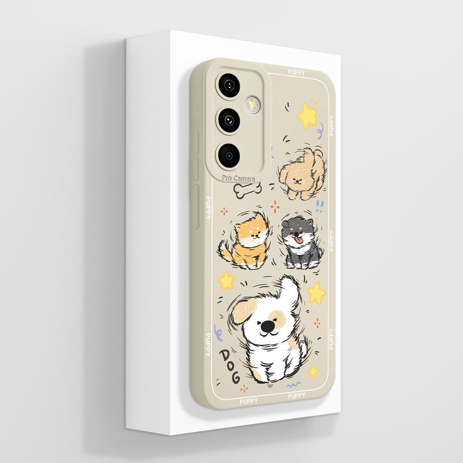 Мягкие чехлы для Samsung A55 C55 M55 A35 M35 F14 F15 Shell Pretty Sunflowers Golden Lotus Тонкий силиконовый легкий защитный корпус для Samsung Capas