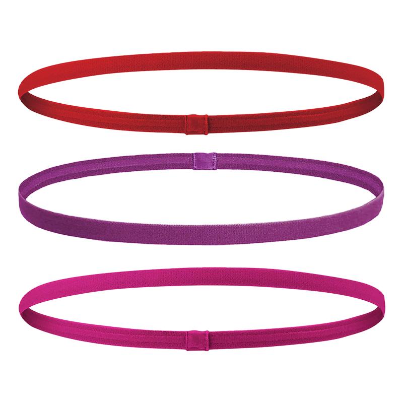 Новые конфетные цвета женские и мужские повязки для йоги спортивные повязки на голову нескользящие беговые эластичные резиновые повязки на голову аксессуары для волос