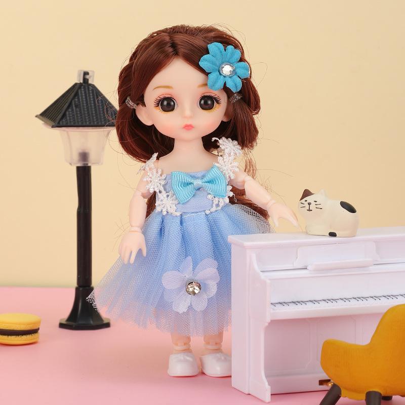 Набор кукол Девочка Девочка Подарочная коробка Детская Имитация Наряжать Куклу Принцесса Игрушка