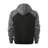 Men's Sweatshirt Hoodie Zipper Arm Pocket Cardigan Men's Sports Large Size Casual Hoodie