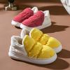 2025 Home Non-slip and Warm Indoor Shoes Postpartum Soft-soled Bread Shoes Cotton Slippers Thickened In Autumn and Winter