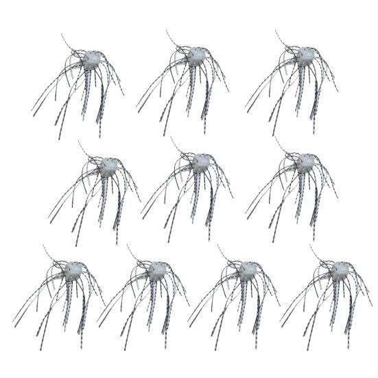 10 шт. 1,4 см/4 г мягкие приманки в форме кубиков с юбкой, медленно тонущие цветные искусственные приманки из ПВХ для ловли пресноводного соленого окуня, сома, рыболовные принадлежности