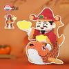 Original Big Koi God of Wealth Building Blocks - Educational Toy for Kids & Adults