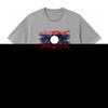ЛАОС ВИНТАЖНЫЙ ФЛАГ МУЖСКАЯ ФУТБОЛКА ТИШКА XS S M L XL 2XL 3XL 4XL 5XL Ретро Стиль с Принтом винтажный Стиранный Удобный Стильный