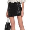 New Black Fit Lambskin Unique Slim Skirt Designer Women Sexy Genuine Leather