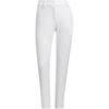 3-Bar Jogger Pants Solid Fit Zipper Straight Leg Cropped Casual Pants Women Pants White HC3761