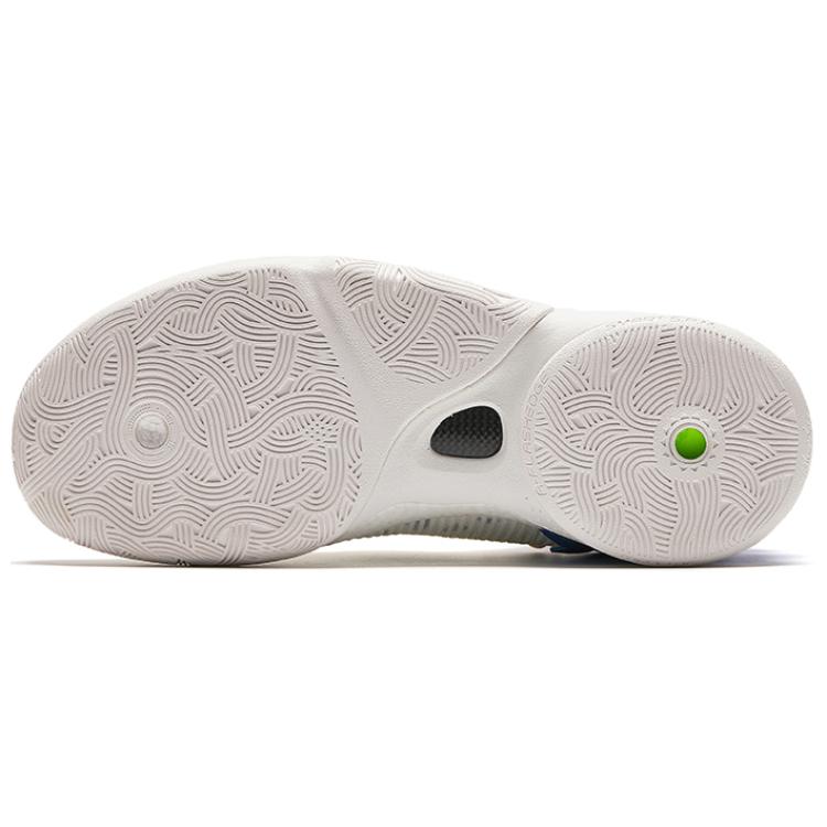 Anta KT9 Удобные Простые Амортизирующие Износостойкие Низкие Баскетбольные Кроссовки Мужские Кроссовки Белые Синие 112421101-5