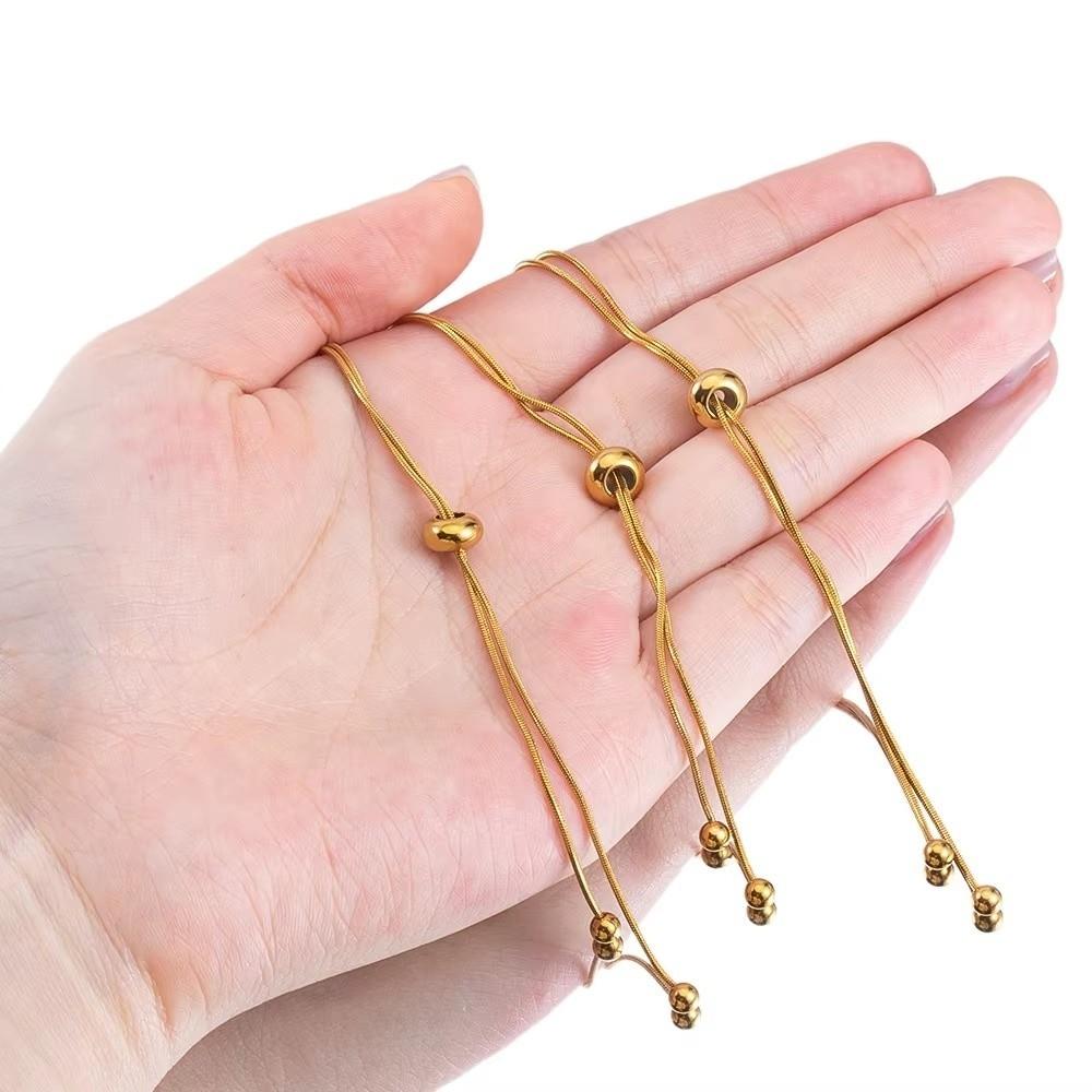 5Pcs Silver Necklace Extender Hand Bracelet Extensions Necklace Adjustment Accessories