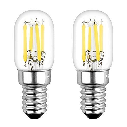 Ampoule LED T22 E14 3W Blanc Chaud 2700K Pour Frigo, 250LM, AC 230V, Équivalent À Halogène E14 25W, E14 Petite Filament Retro LED