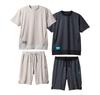 Colantotte RESNO MAGNE Recovery Wear PLUS Short Sleeve Recovery Wear Heather for Men and Women Set, Gray, XL,