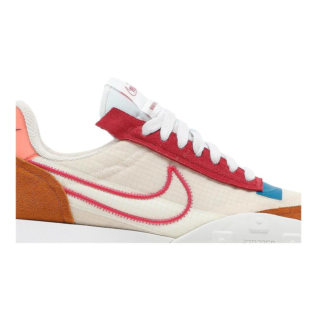 Nike Womens Waffle Racer 2X 'Monarch' (women's sizes) Monarch / Pearl White / Hyper Crimson / Siren Red Casual Shoes CK6647 800