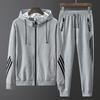 Men 'S Sports Suit Hooded Hoodies Jacket Pants 2 Piece Jogger Set Men Sportswear Autumn Men 'S Sets Sweatpant Extra Large Size 9xl