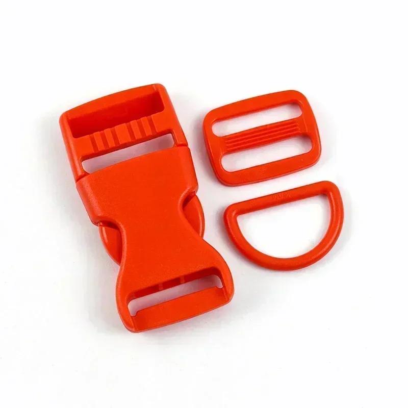 Meetee 2-10 комплектов Пряжка с быстрой фиксацией Регулировочная пряжка для стропы 15/20/25 мм Пластиковое D-кольцо Крючок для рюкзака Аксессуар для стула безопасности