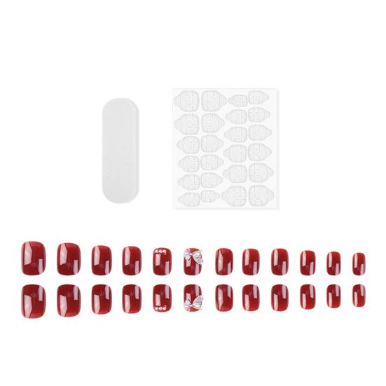 Модные накладные ногти Легко наносятся Привлекательные и устойчивые к выцветанию