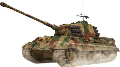 RYEFIELD MODEL King Tiger Башня Henschel Стандартная версия Пластиковая сборная модель RFM5125 1/35 Sd.Kfz.182