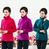 Женская куртка из поларфлиса, кардиган, однотонный флисовый свитер, топ для активного отдыха и спорта