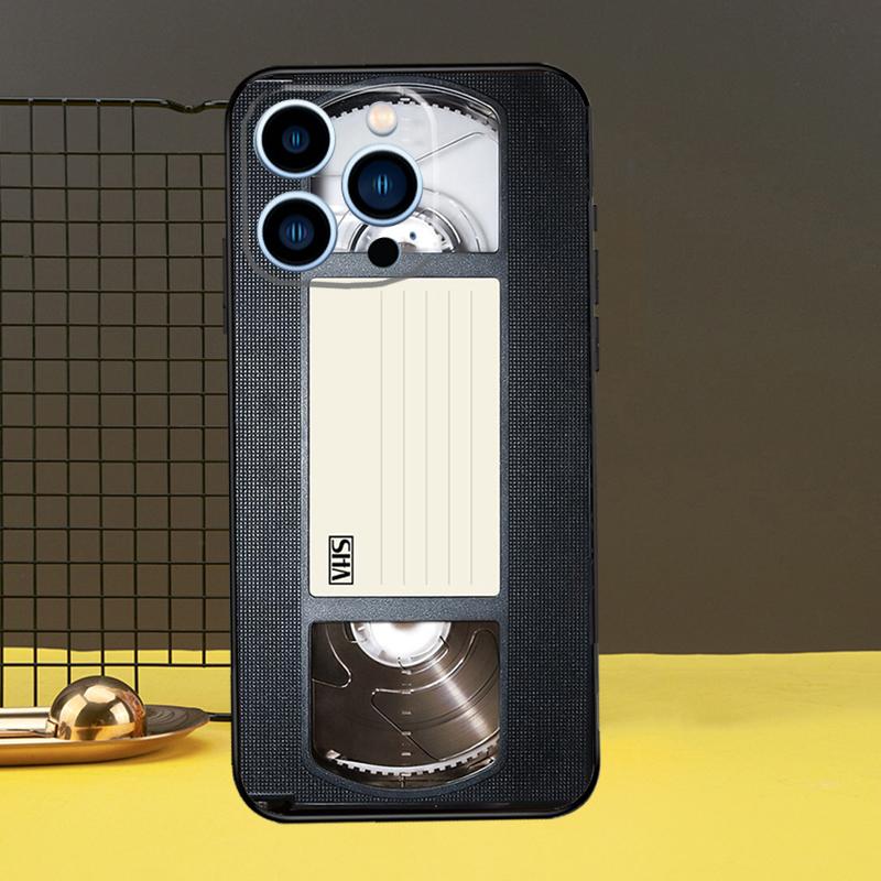 VHS tape cassette Home Alone Case For iPhone 15 14 13 12 11 Pro Max X XR XS 7 8 Plus SE 2022 12 13 Mini Bumper Cover
