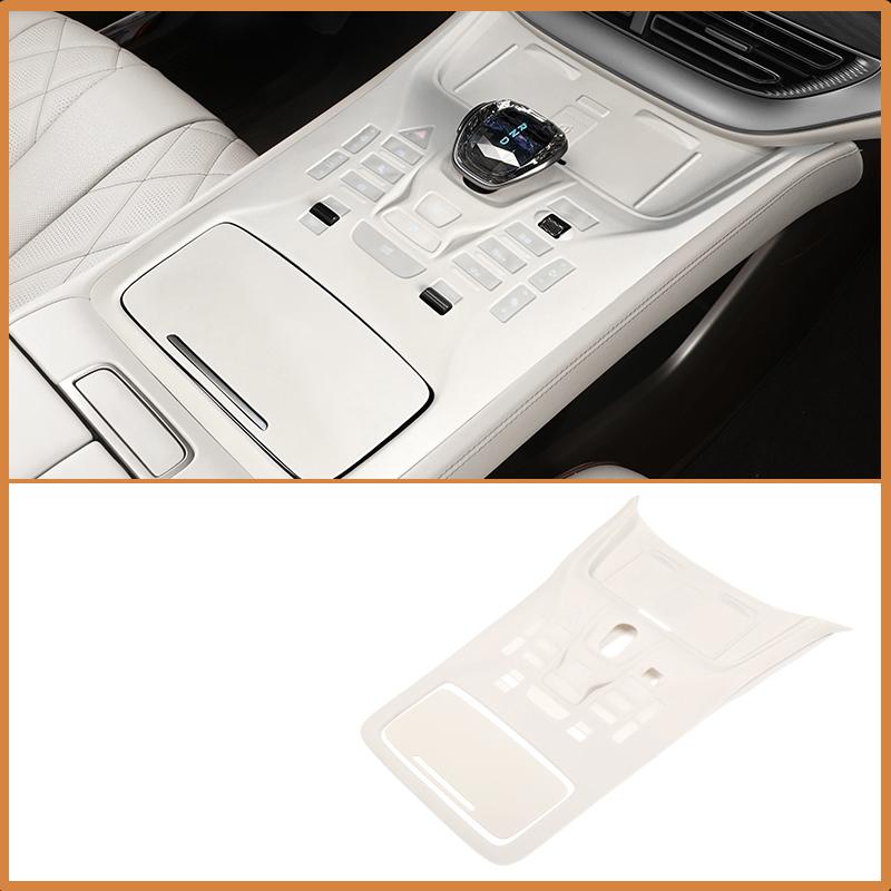For BYD Denza D9 2024 2025 Car Styling Central Control Panel Protective Sticker Silicone Pad Gear Button Cover Accessories