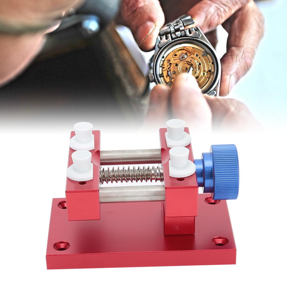 Metal Large Watch Holder Watch Repairing Tool for Watch Back Case Opening Battery Changing