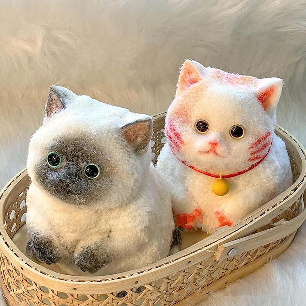Игрушки-антистресс кошки Taba Squishys Для сенсорной игры и расслабления Игрушки-антистресс кошки Кошка Taba