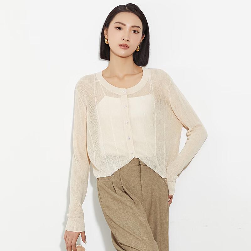 Tatu Women's Minimalist Thin Long-Sleeve Knit Top