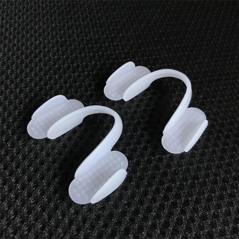 2Pcs Comfortable Anti Snoring Mouth Guard with Storage Box Snoring Mouth Guard Bruxism