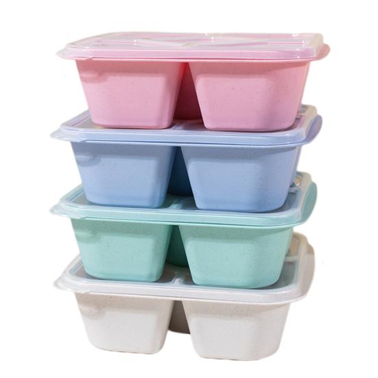 Большой контейнер для закусок с крышкой, поднос для сервировки с 5 отделениями, встроенные контейнеры для соусов, контейнер для хранения закусок без содержания бисфенола А, фруктов и орехов