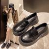 Platform Loafers for Women 2025 New Spring British College Style Lolita Shoes Female Thick Sole Oxford Shoes Heels Vintage Shoes
