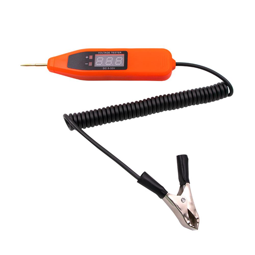 Car Circuit Tester Digital Display Voltage Detection Pen Repair Special Lcd Test Pen Detection Lamp Car Tools