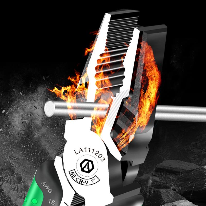 LAOA Multifunction Pliers Set Industrial Grade Wire Cutters/Long Nose/Diagonal Nose Pliers CR-V High Hardness and Durability